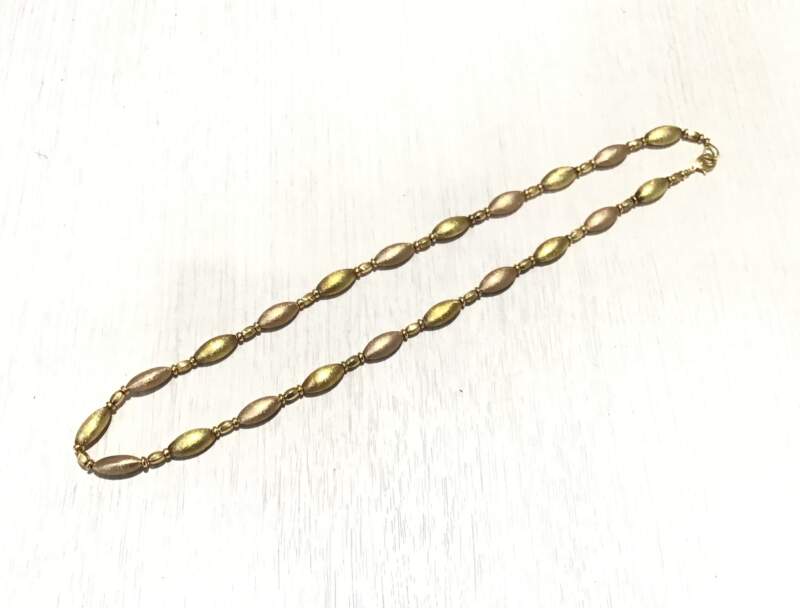 18金 イエローゴールド ピンクゴールド 2カラー ネックレス をお買取しました。