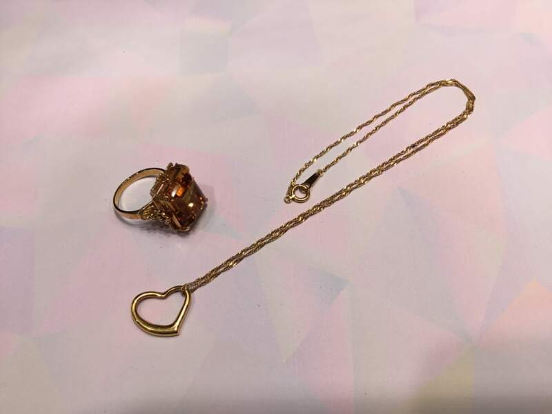 18金 ネックレス リング お買取しました。