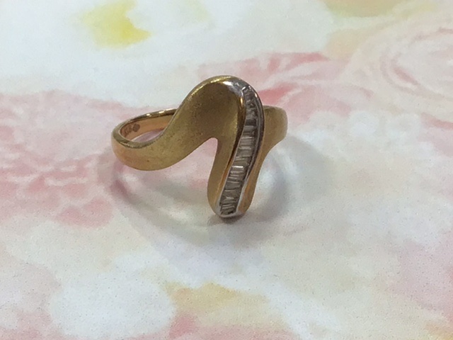 ダイヤモンド 18金 リング をお買取しました。