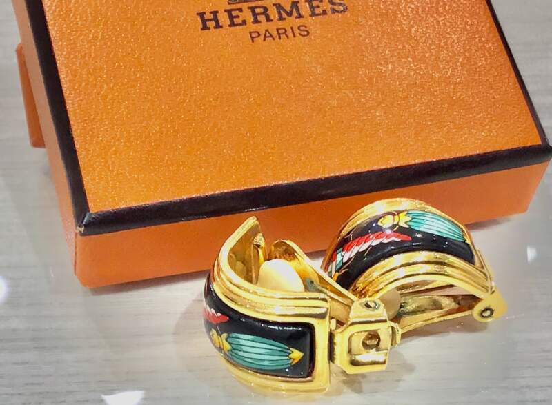 HERMES(エルメス) エマイユ イヤリング お買取致しました