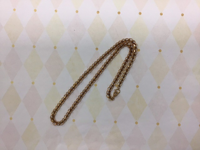 18金 デザインネックレスをお買取しました。