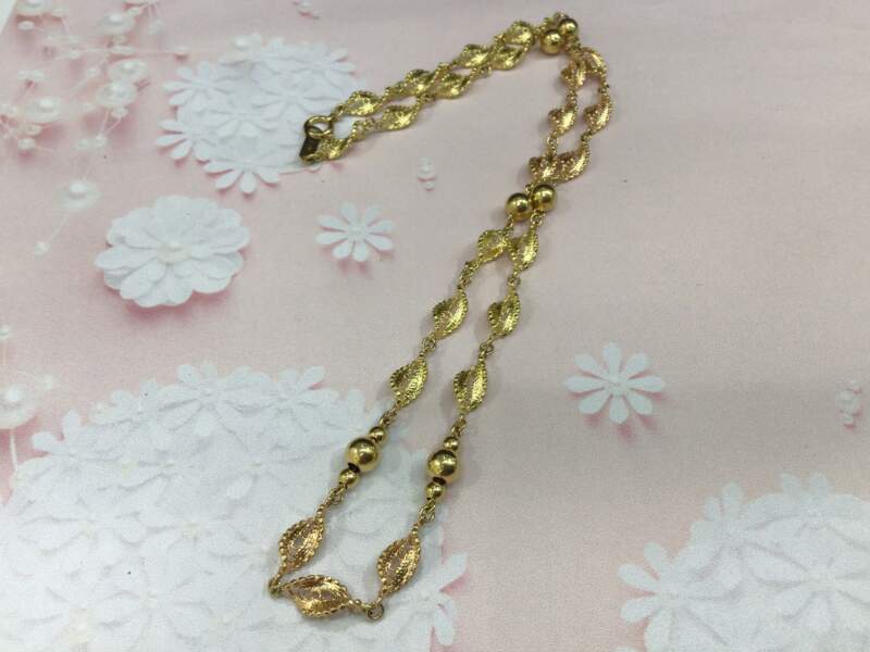 18金 イエローゴールド ネックレス をお買取しました。