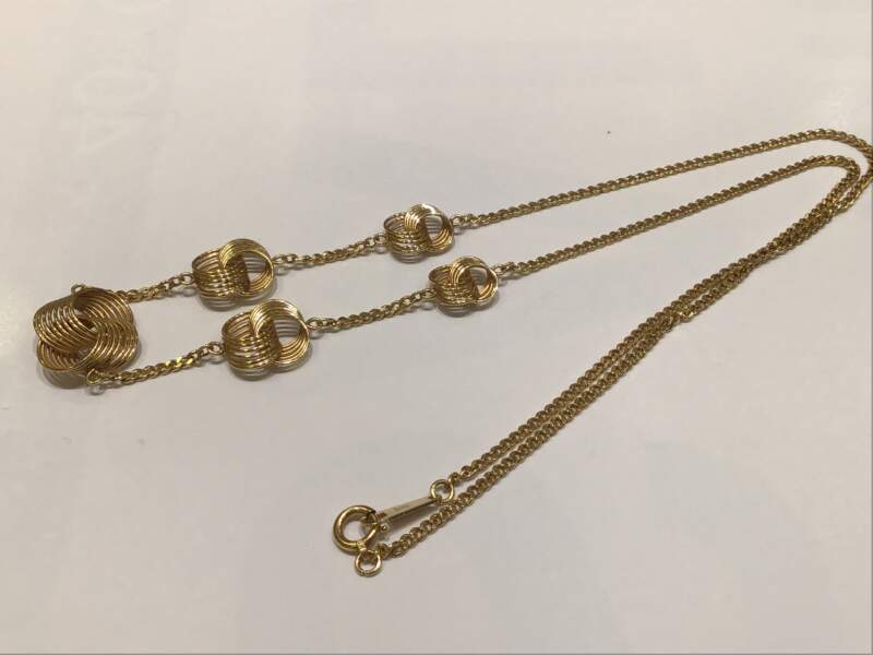 18金 イエローゴールド ネックレス をお買取しました