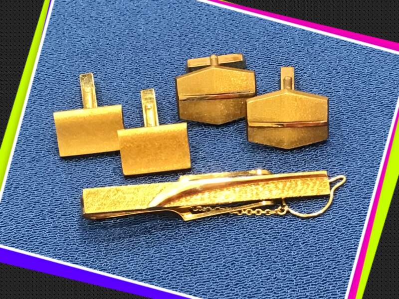 18金 イエローゴールド タイピン、カフス をお買取致しました。