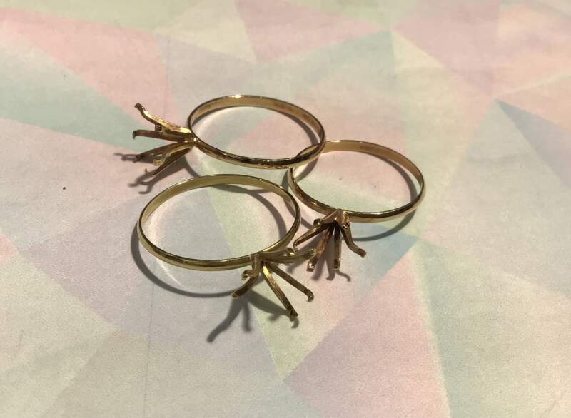 🍁18金 リング枠 をお買取りしました。🍁