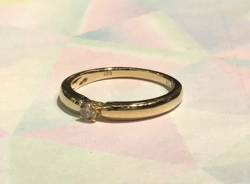 🌷18金 ダイヤ リング をお買取りしました。🌷