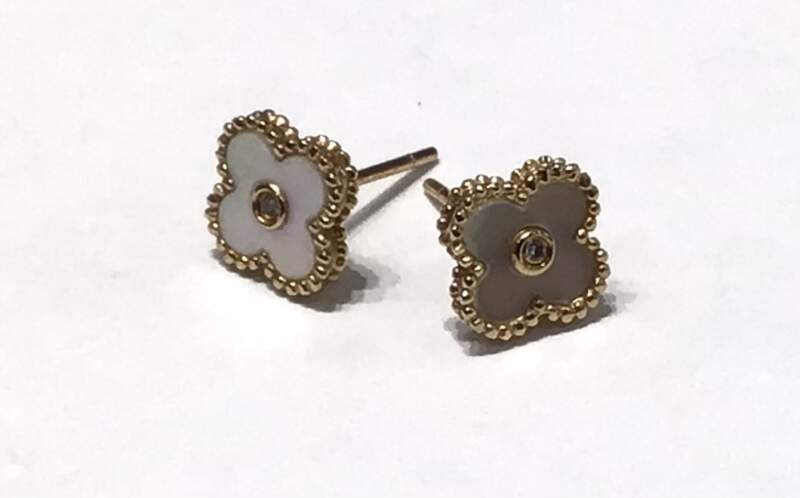 18金 イエローゴールド ピアス をお買取しました。