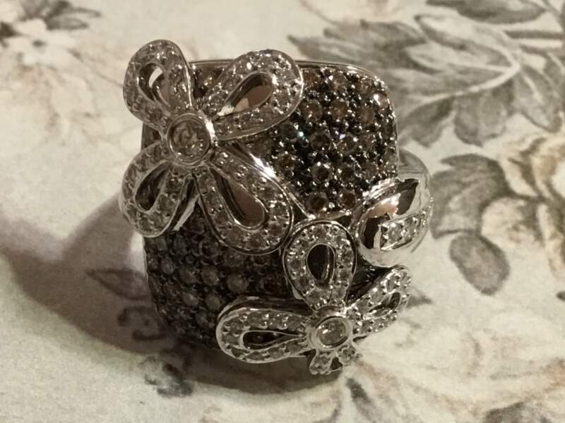 ダイヤモンド 18金 ホワイトゴールド リング をお買取しました。
