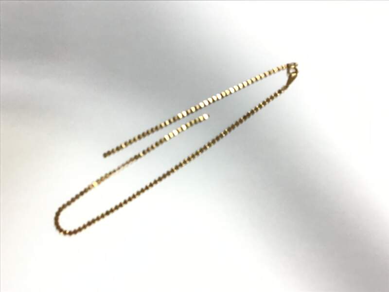 18金 ネックレス をお買取り致しました。