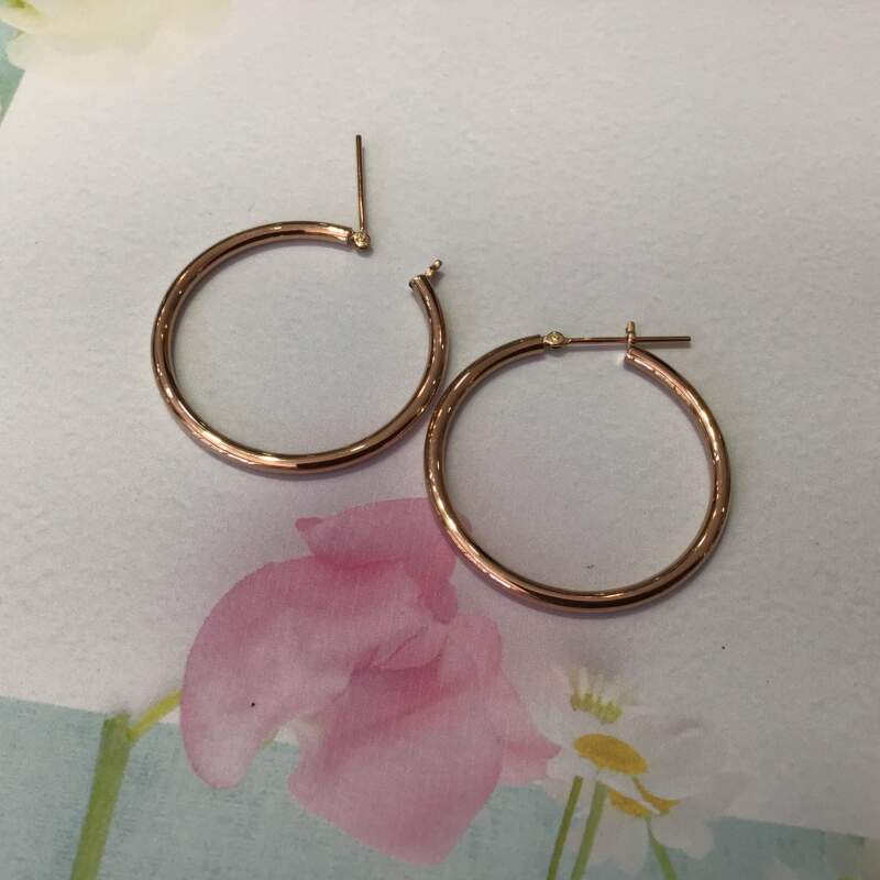 K18 フープピアス をお買取りしました