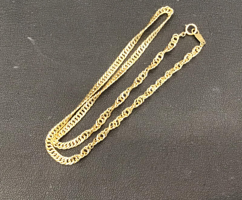 18金イエゴールド ネックレスをお買取しました