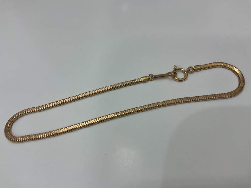 18金 イエローゴールド ブレスレット をお買取しました。