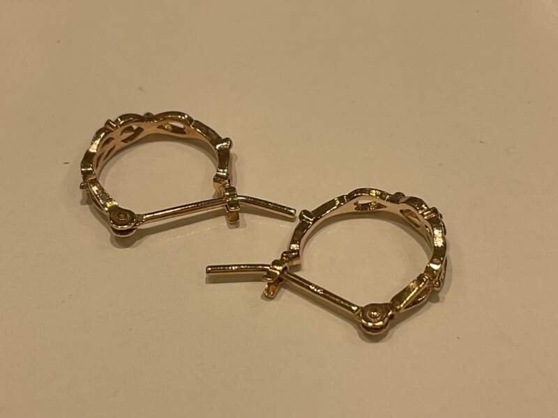 10金 ピンクゴールド ピアス をお買取しました。