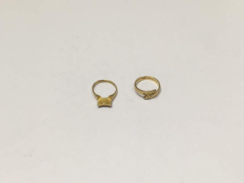 18金 イエローゴールド リング をお買取しました。