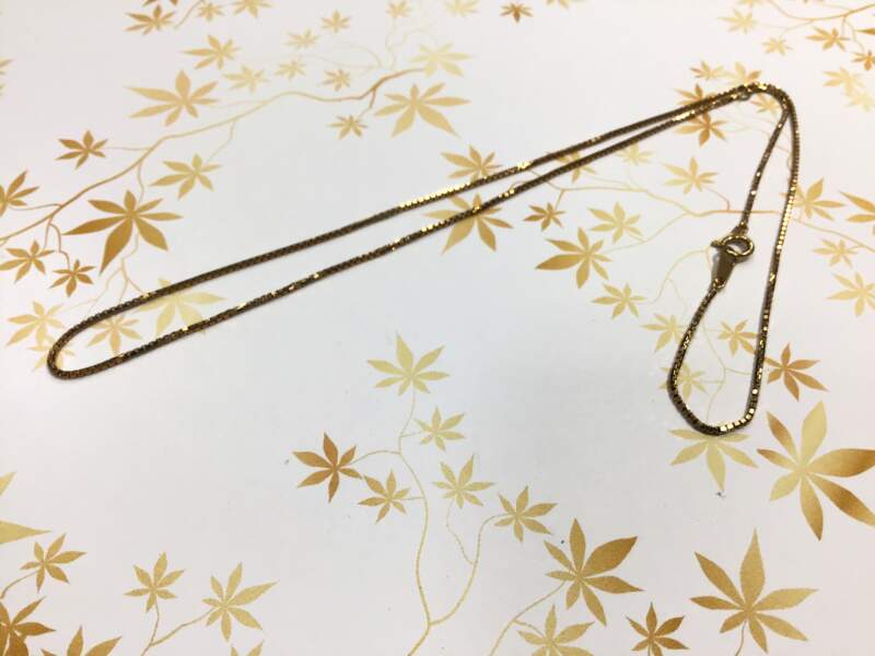 18金 ネックレス お買取りいたしました。
