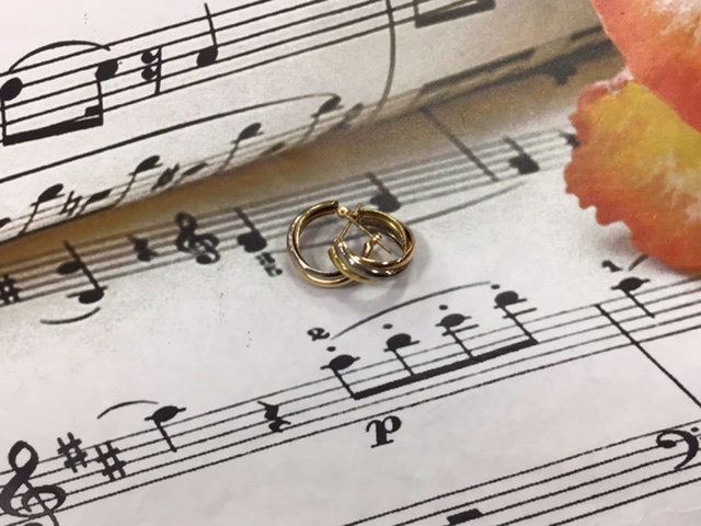18金 イヤリングをお買取しました。