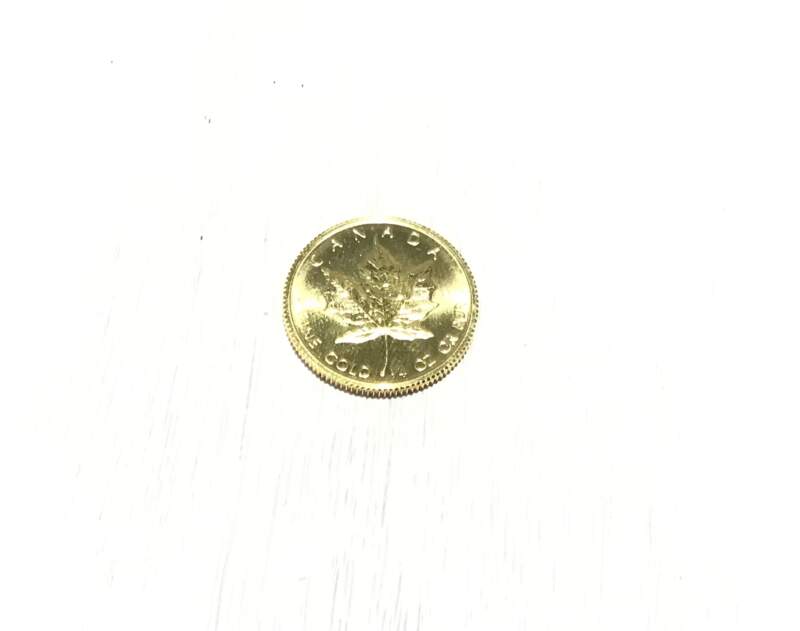 24金 メープル1/4 コイン をお買取しました。