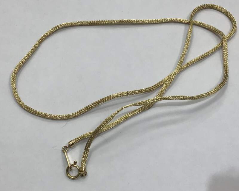 K18ネックレスを お買い取りしました。