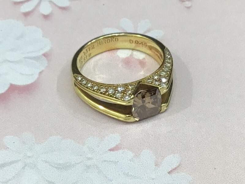 18金 ダイヤモンド リング 買取しました。