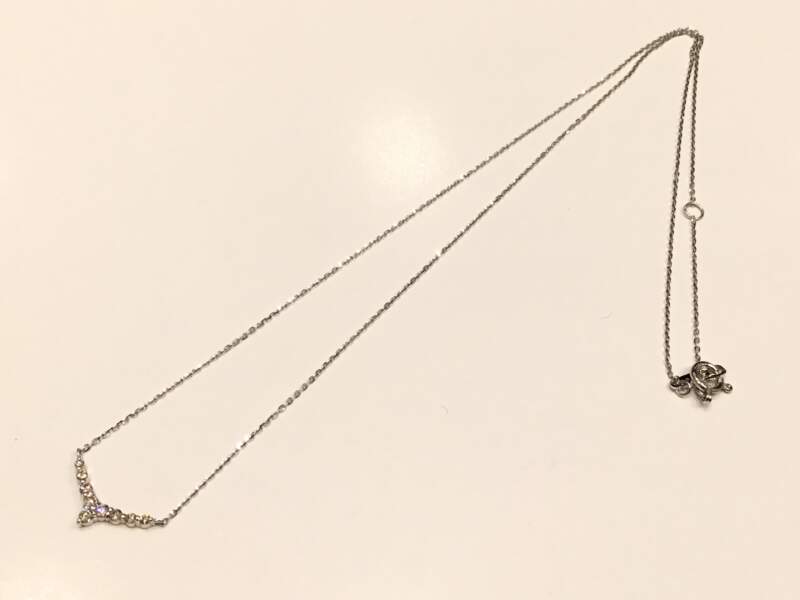 10金WG プチネックレス をお買取り致しました