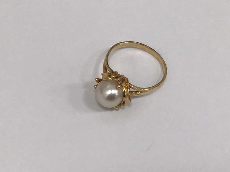 K18 パールリング お買取り