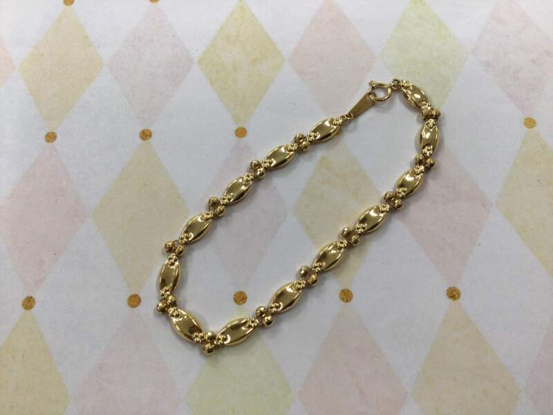 18金 イエローゴールド ブレスレット をお買取りしました。