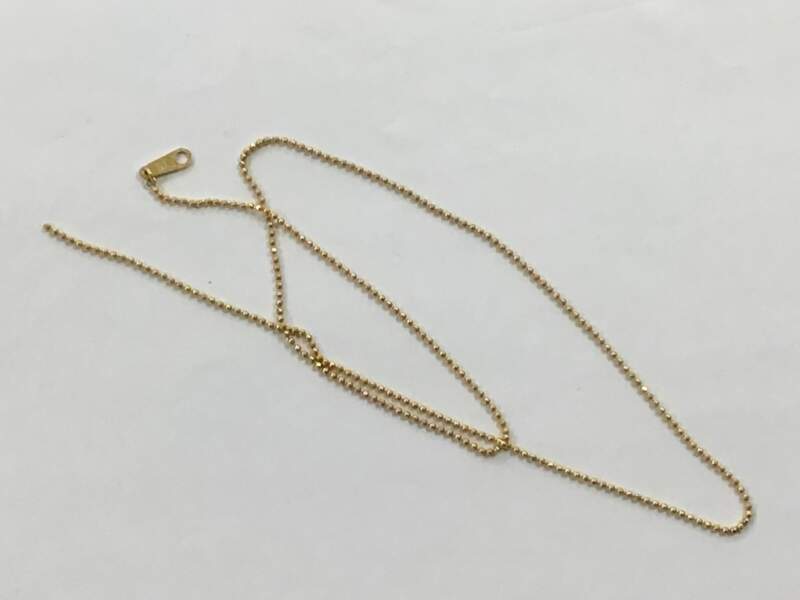 18金 イエローゴールド ネックレス をお買取りしました。