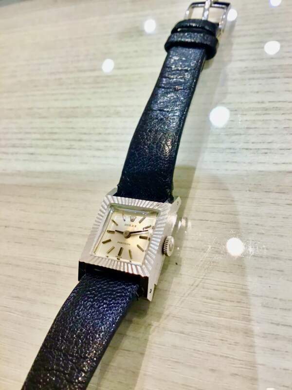 ROLEX ロレックス 18金 WG ホワイトゴールド レディース 手巻 時計