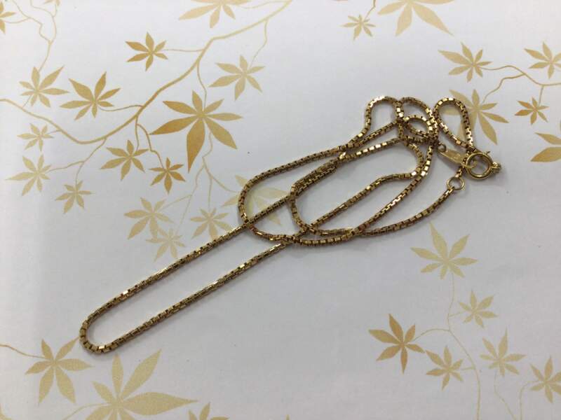 18金 イエローゴールド ネックレス をお買取りしました。