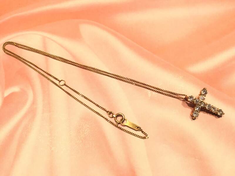 18金 イエローゴールド ダイヤモンド ネックレス をお買取りしました