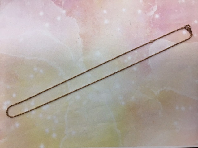 18金 ネックレスをお買取しました。