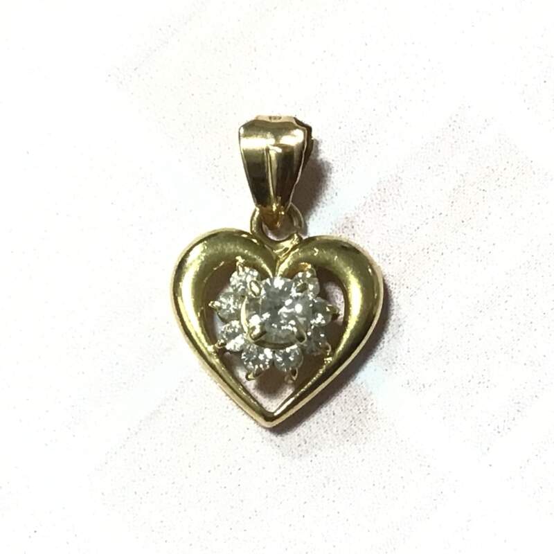 ダイヤモンド 18金 イエローゴールド ペンダント をお買取しました。