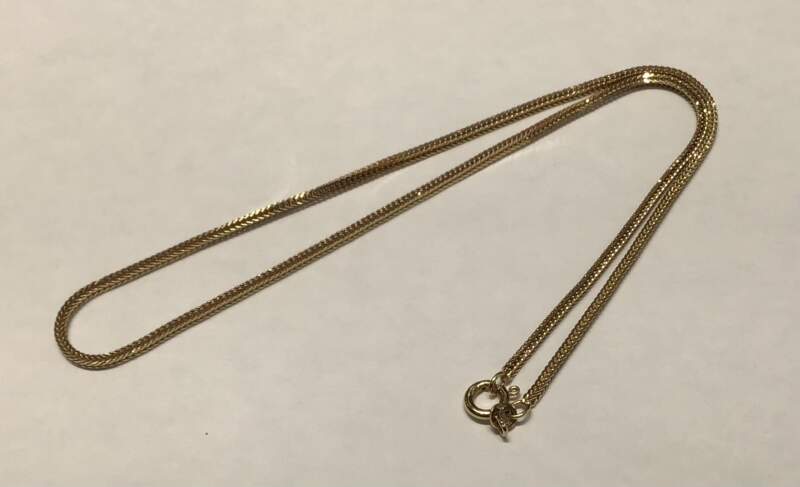 18金 イエローゴールド ネックレス をお買取しました。