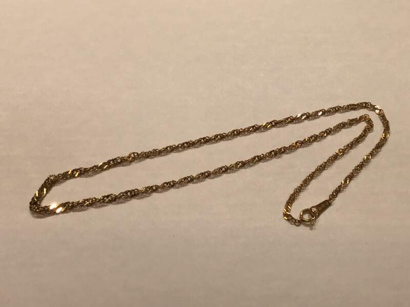 18金 ネックレス をお買取しました