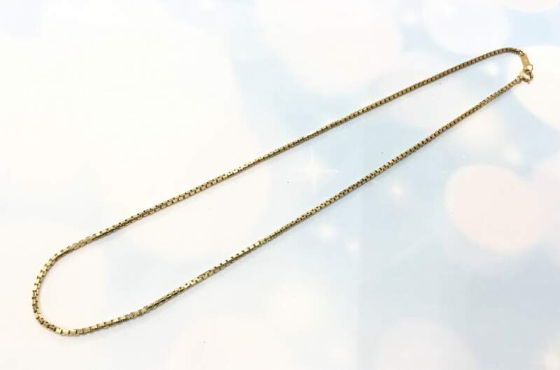 18金 イエローゴールド ネックレス をお買取しました。