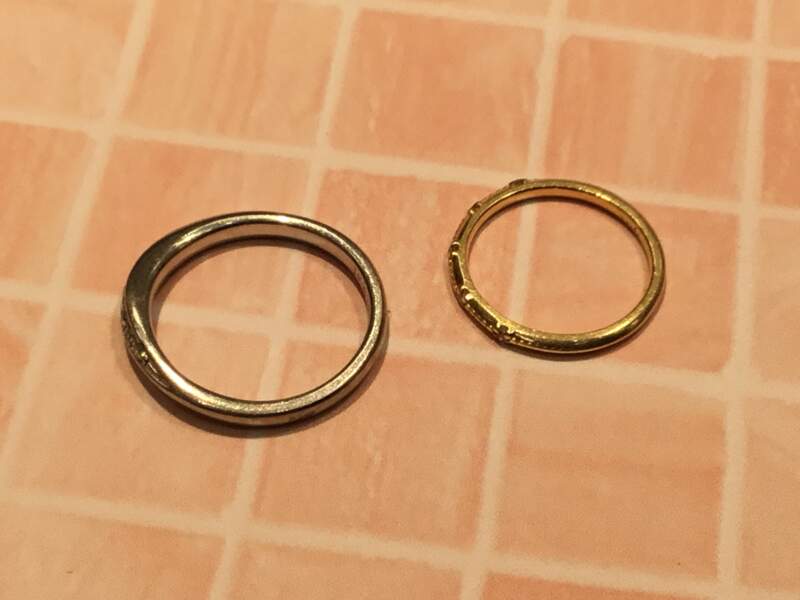 K18 イエローゴールド リング プラチナ リング をお買取りしました