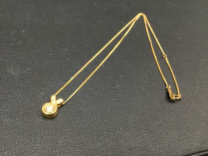 18金 プチネックレス をお買取り致しました
