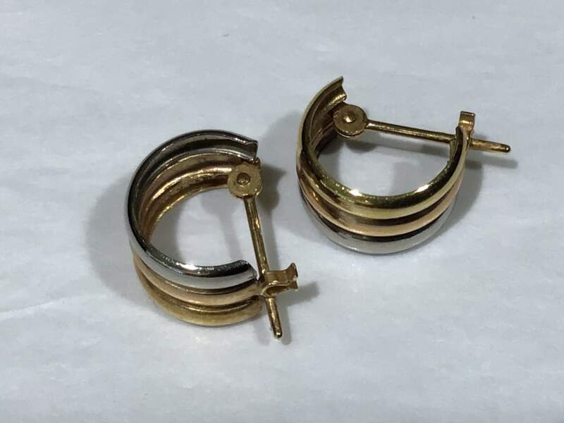 K18ピアスお買い取りしました。