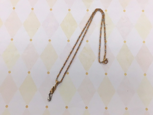 18金/プラチナ850 ネックレスをお買取しました。