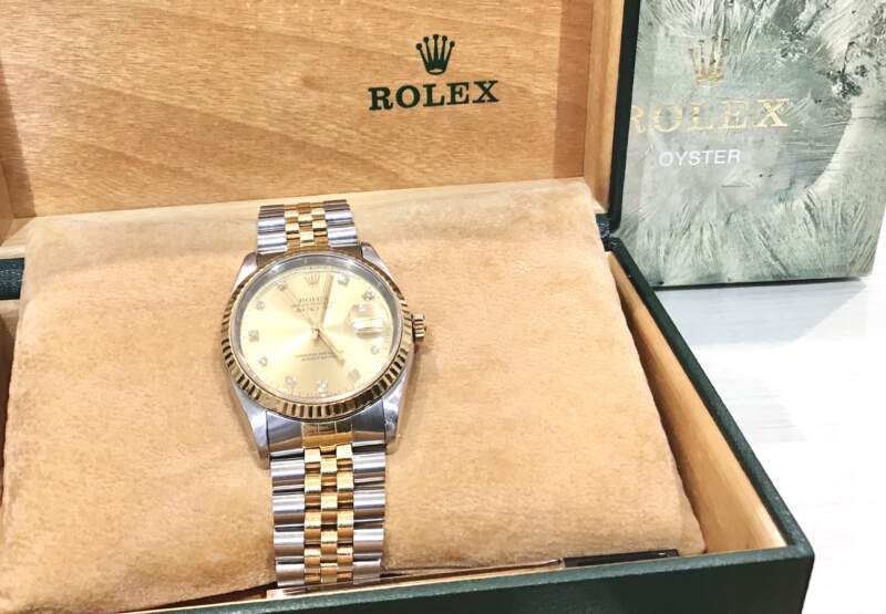 ROLEX ロレックス デイトジャスト 16233G 時計 お買取致しました