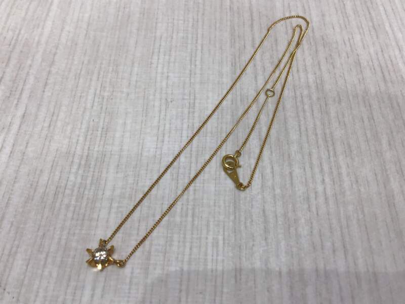 K18ネックレス買取りました。
