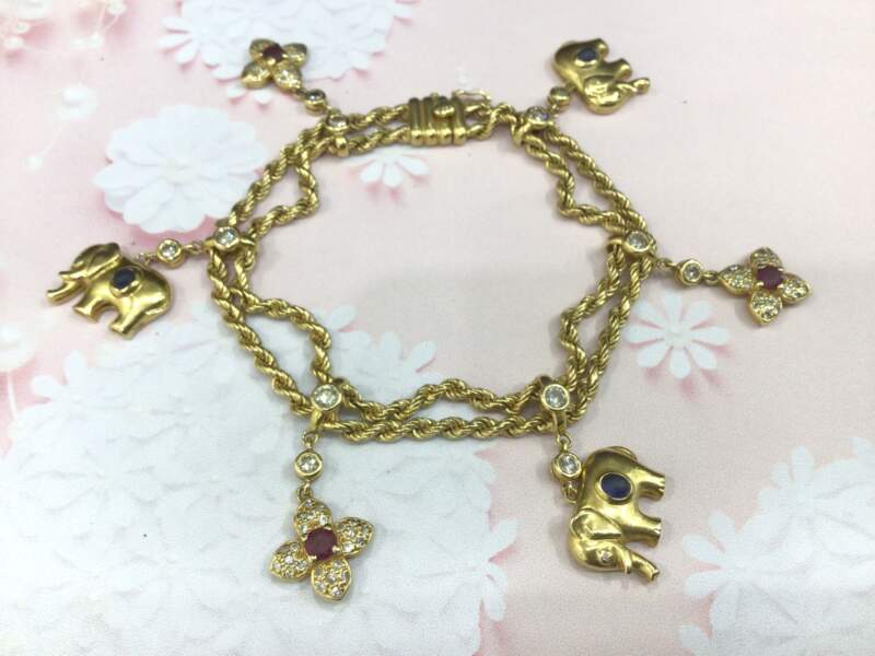 18金 イエローゴールド ブレスレット をお買取しました。