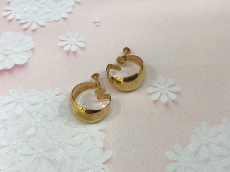 18金 イエローゴールド イヤリング お買取しました。