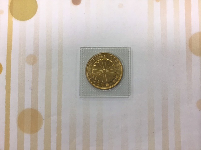 24金　10万円金貨をお買取しました。