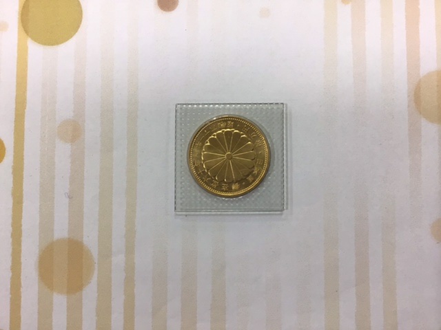 24金 10万円金貨をお買取しました。