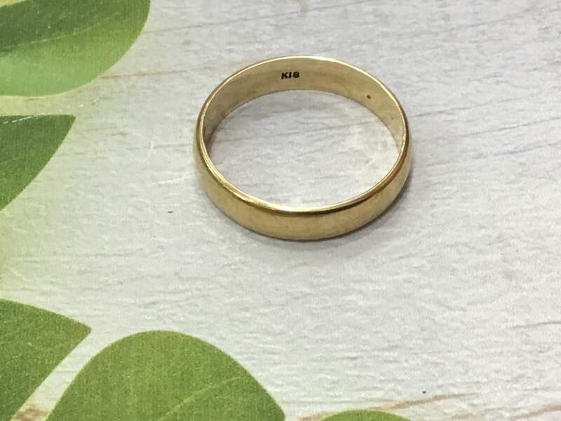 🌸18金甲丸リング をお買取致しました🌸