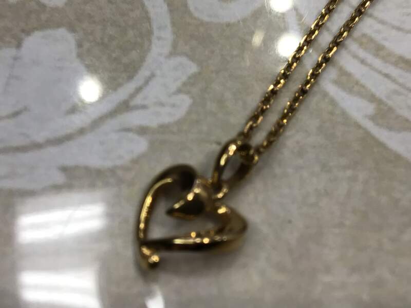 18金 プチ ネックレス を買取しました。