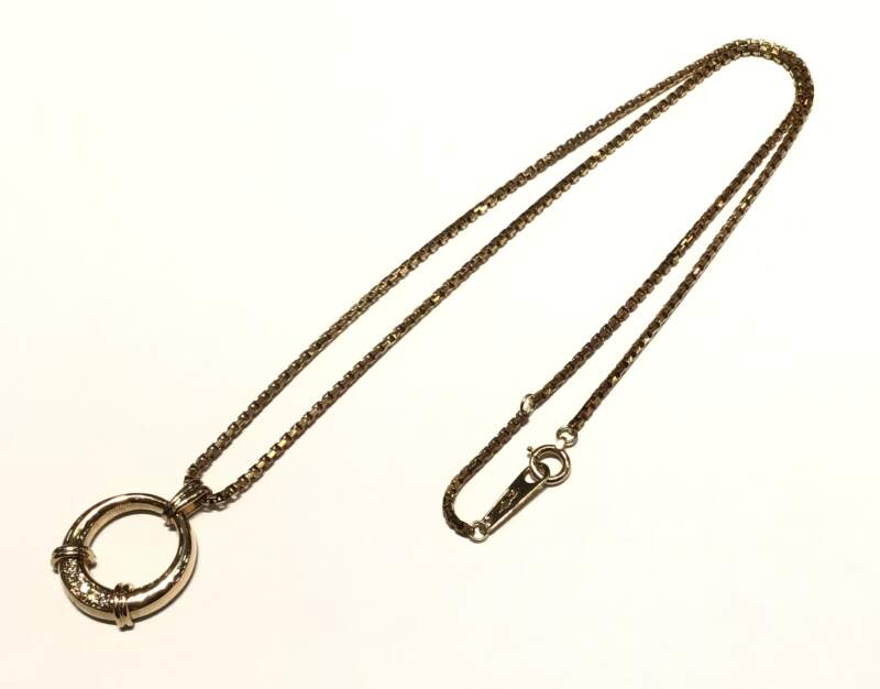 18金 イエローゴールド プチネックレス をお買取しました。