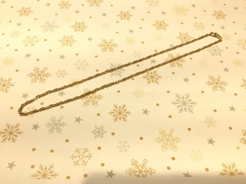 18金 イエローゴールド ネックレスをお買取しました。