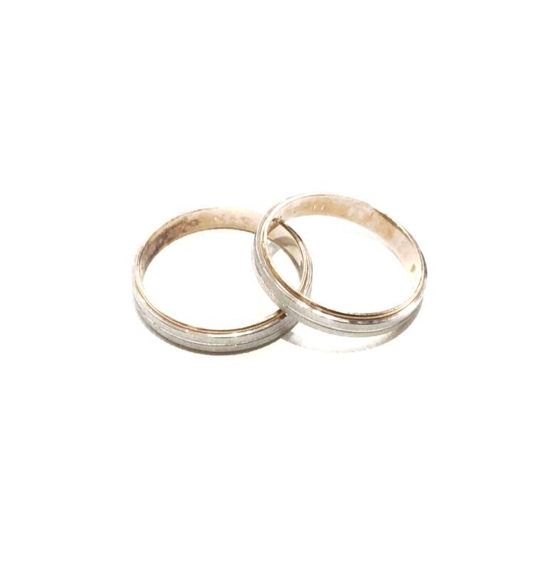 K18/PT900 コンビの結婚指輪　をお買取致しました。